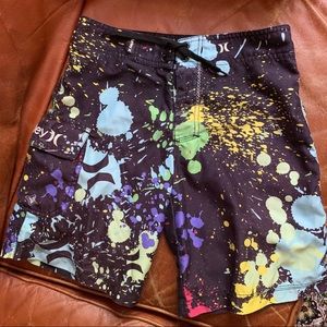 Hurley Boys swim trunks size 10 board surf shorts